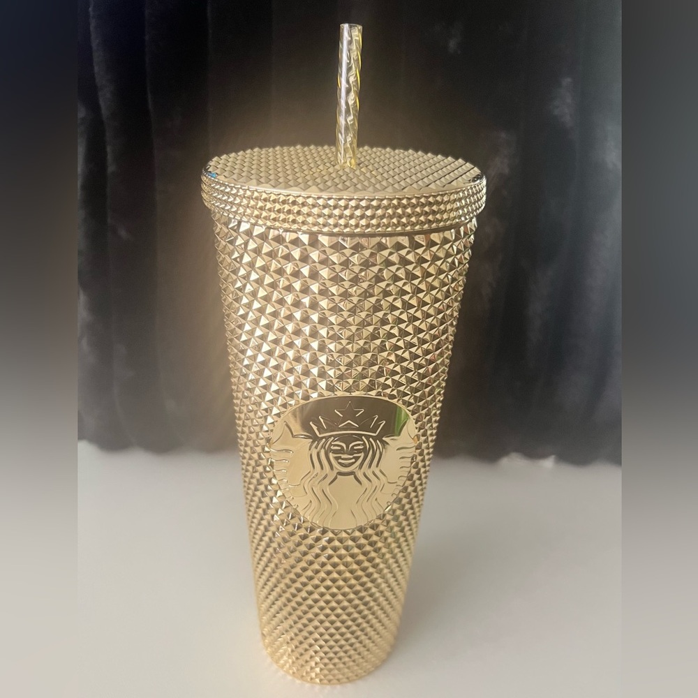 Starbucks Gold Studded Tumbler